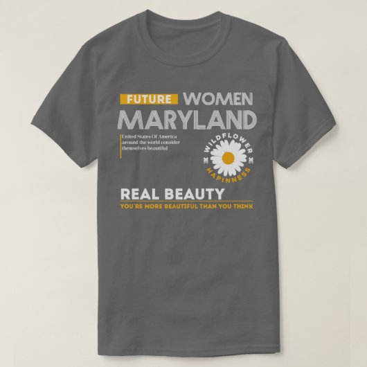T-shirt future femme maryland (Design devant)