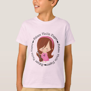 T-shirt Future fille de joueur de violon