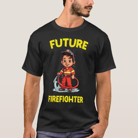 T-shirt Future Firefighter Cool Back to School (Devant)