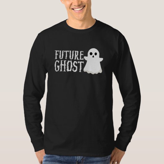 T-shirt Future Ghost Simple Halloween Costume Scary Ghost (Devant)