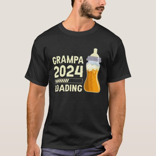 T-shirt Future Grampa Grampa to be Grampa 2024 loading (Devant)