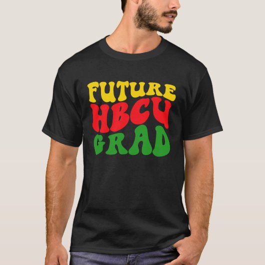 T-shirt Future HBCU Grad Graduation Black Historically Col (Devant)