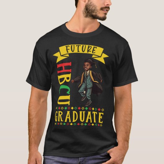 T-shirt Future HBCU Grad History Black College Youth Black (Devant)
