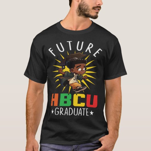 T-shirt Future HBCU Grad History Black College Youth Black (Devant)