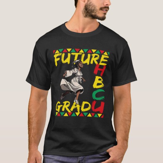 T-shirt Future HBCU Grad History Black College Youth Kids  (Devant)