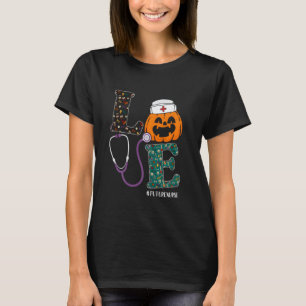 T-shirt Future Infirmière Halloween Citrouille Effrayante