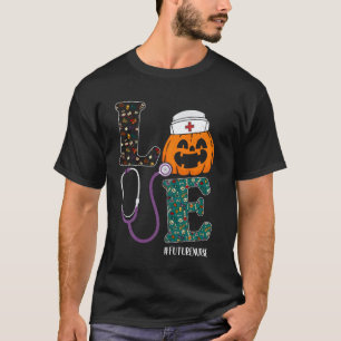 T-shirt Future infirmière Halloween Citrouille effrayante
