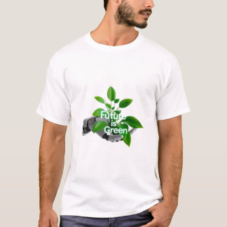 T-shirt Future is Green: Eco-Friendly Robot