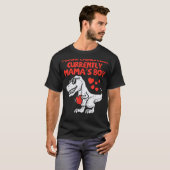 T-shirt Future Ladies Man Mamas Boy Dino Toddler Boys Vale (Devant entier)