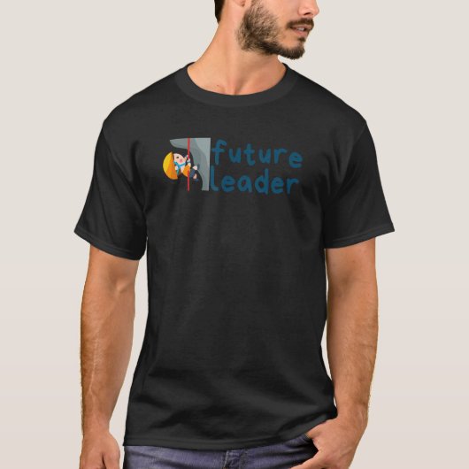 T-shirt Future Leader Escalade Kids Rock Présente Plomb Cl (Devant)