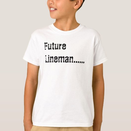 T-shirt Future Lineman...... (Devant)