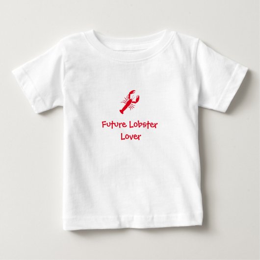 t-shirt "Future Lobster Lover" Baby (Voorkant)