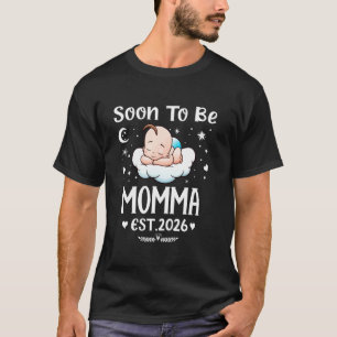 T-shirt Future Maman ÉTABLI 2026 Fête des Mères Cœur Migno