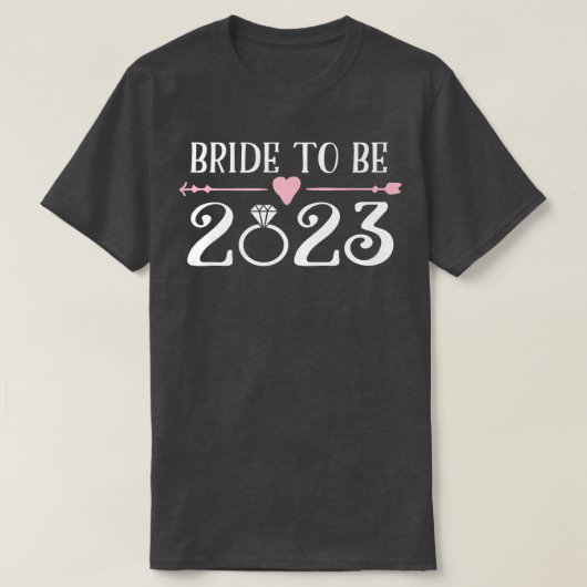 T-shirt Future Mariée 2023 Bague de Fiançailles Future Mar (Design devant)