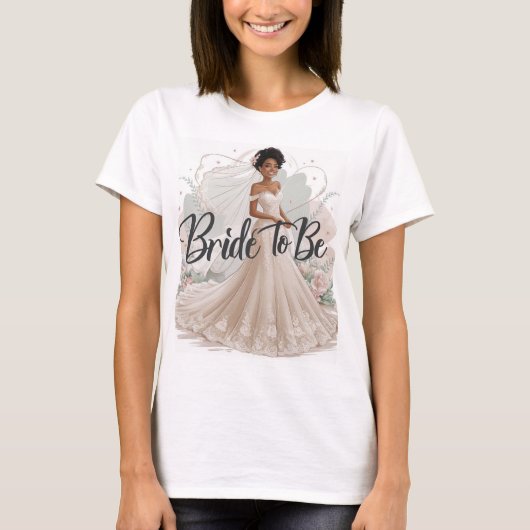 T-shirt "Future Mariée" pour nouvelle mariée (Devant)