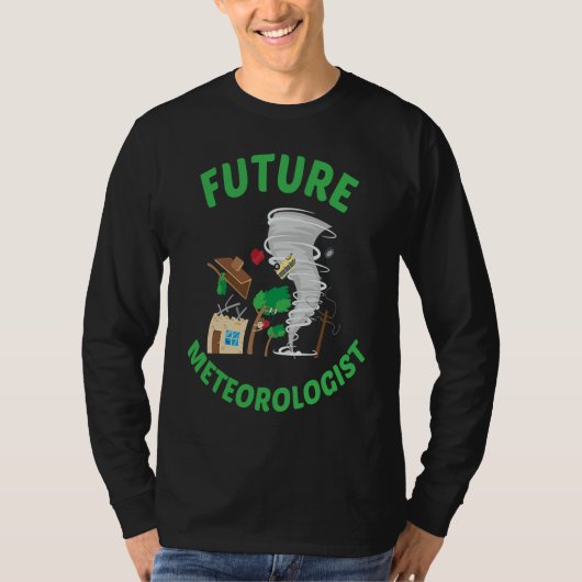 T-shirt Future Meteorologist Kid Cute Weather Forecast Met (Devant)