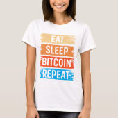 T-shirt Future Millionaire Bitcoin Humor Cryptocurrency  (Devant)
