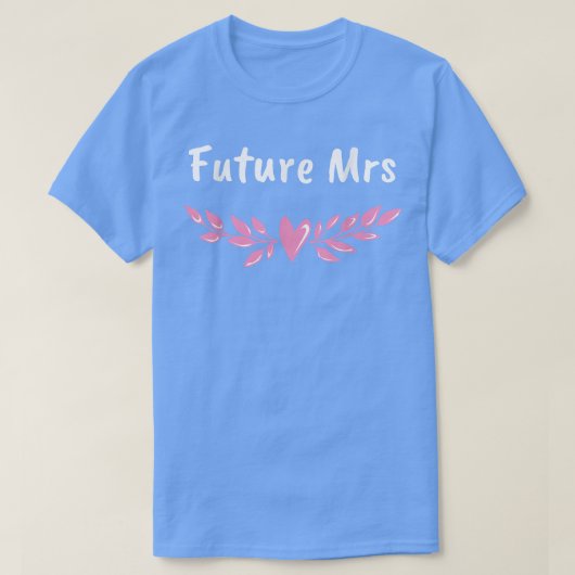 T-shirt Future Mme Fête de mariage de la future mariée (Design devant)