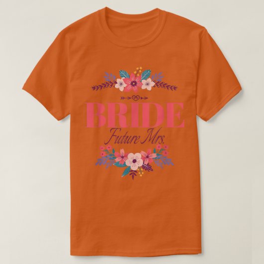 T-shirt Future Mme la mariée, Bachelorette tenue de mariag (Design devant)