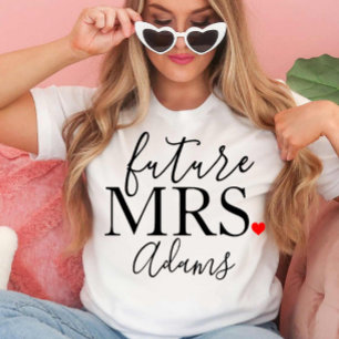 T-shirt Future Mrs Bride, Fiance, Bachelorette Party Gift
