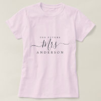Future Mrs Chic Script Nom personnalisé Future mar