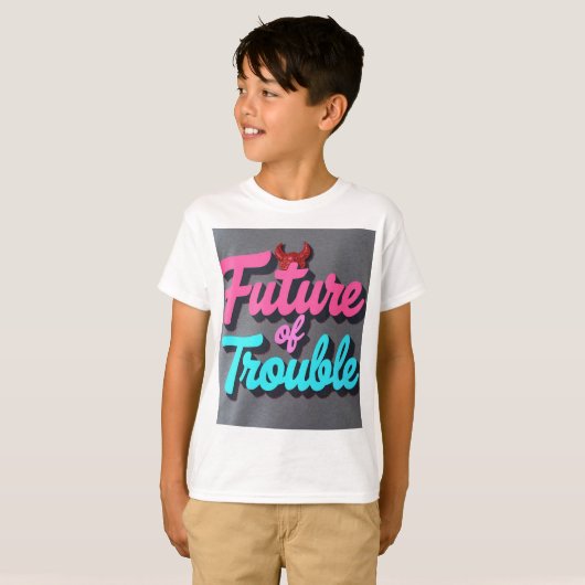 T-shirt Future of Trouble (Devant entier)
