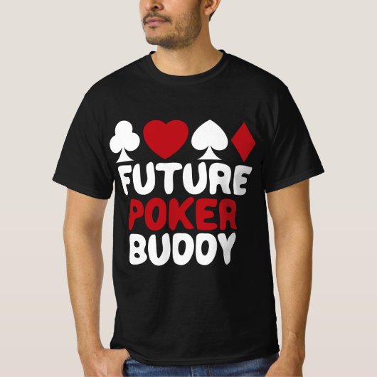 T-shirt Future Poker Joueuse Buddy Baby Garçon fille migno (Devant)