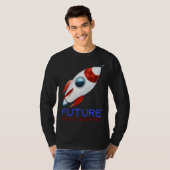 T-shirt Future Scientist Science Rocket Ship Kids  Astrona (Devant entier)