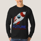 T-shirt Future Scientist Science Rocket Ship Kids  Astrona (Devant)