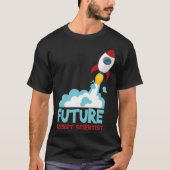 T-shirt Future Scientist Science Rocket Ship Kids Astrona (Devant)