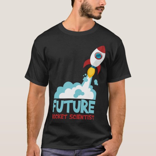 T-shirt Future Scientist Science Rocket Ship Kids Astrona (Devant)