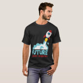 T-shirt Future Scientist Science Rocket Ship Kids Astrona (Devant entier)