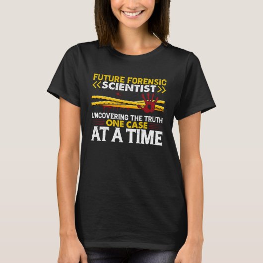 T-shirt Future Scientist Uncovering The Truth One Case At  (Devant)