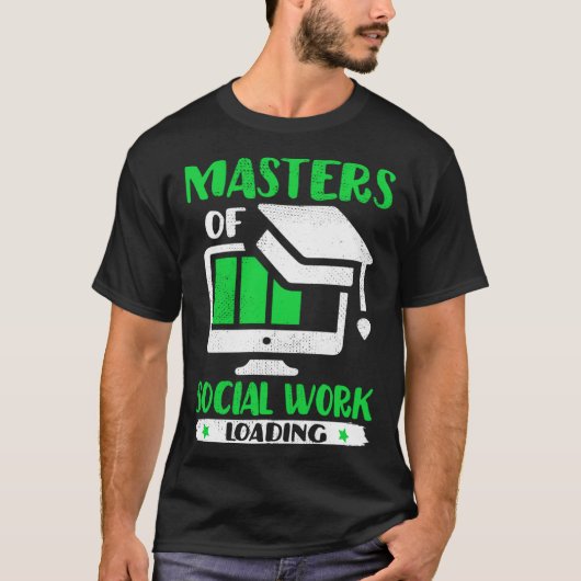 T-shirt Future Social Worker Masters Of Social Work MSW Gr (Devant)