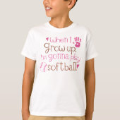 T-shirt Future Softball Player (Devant)