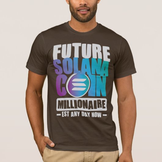 T-shirt Future SOLANA Coin Millionaire (Devant)