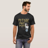 T-shirt Future Space Explorer Llama Astronaut S'amuser mig (Devant entier)