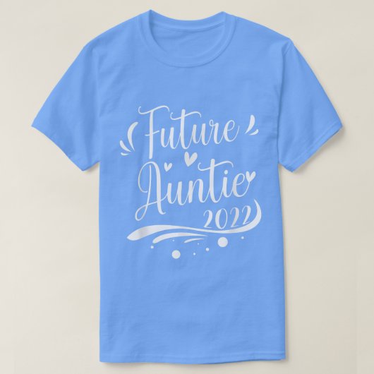 T-shirt Future Tante 2022 Faire-part de grossesse 2022 Hea (Design devant)