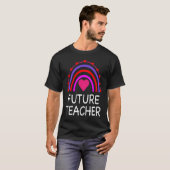 T-shirt Future Teacher Rainbow Cute Teaching (Devant entier)
