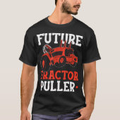 T-shirt Future Tractor Puller Tractor Pulling Tractorpulli (Devant)