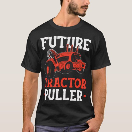 T-shirt Future Tractor Puller Tractor Pulling Tractorpulli (Devant)