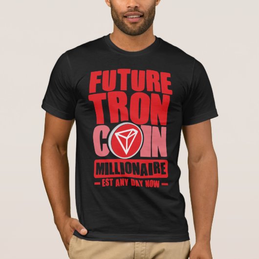 T-shirt Future TRON Coin Millionaire (Devant)