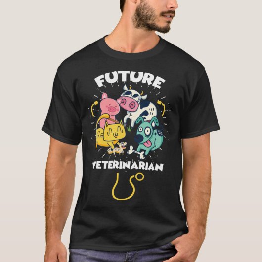 T-shirt Future Veterinarian Kids Vet Tech Student (Devant)