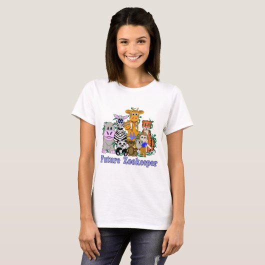 T-shirt Future Zookeeper (Devant entier)
