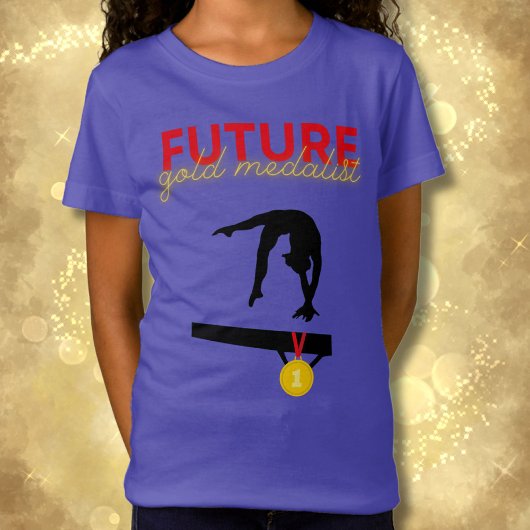 T-Shirt Futures médaillées d'or Gymnastique