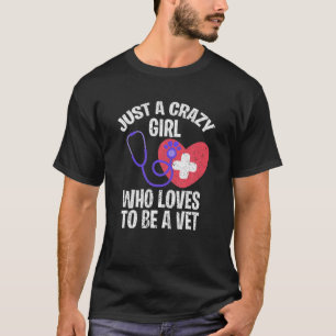 T-shirt Futures Vétérinaires Filles Femmes Vétérinaire Tec