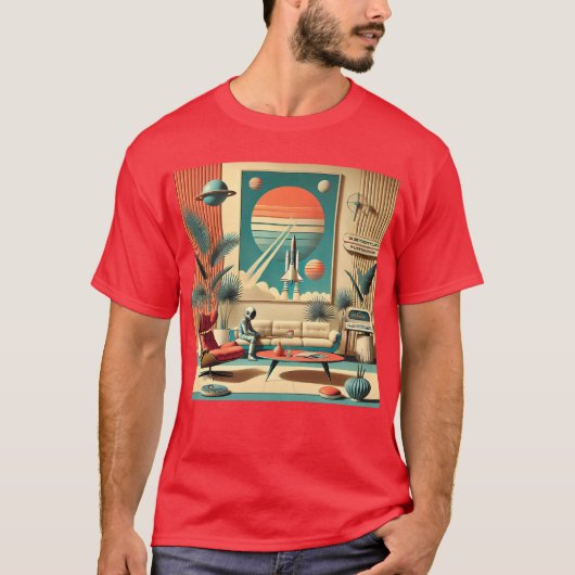 T-shirt Futuriste atomique Floride Espace Age Chambre Fami (Devant)