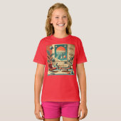 T-shirt Futuriste atomique Floride Espace Age Chambre Fami (Devant entier)