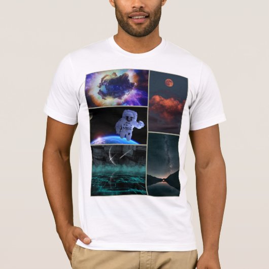 T-shirt Futuriste de Dieu (Devant)