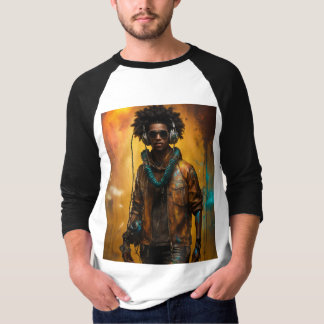 T-Shirt Futuriste Robot DJ - Allumez Votre Son
